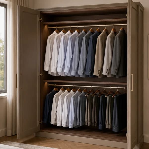 Modul garderobe me dy nivele varëse